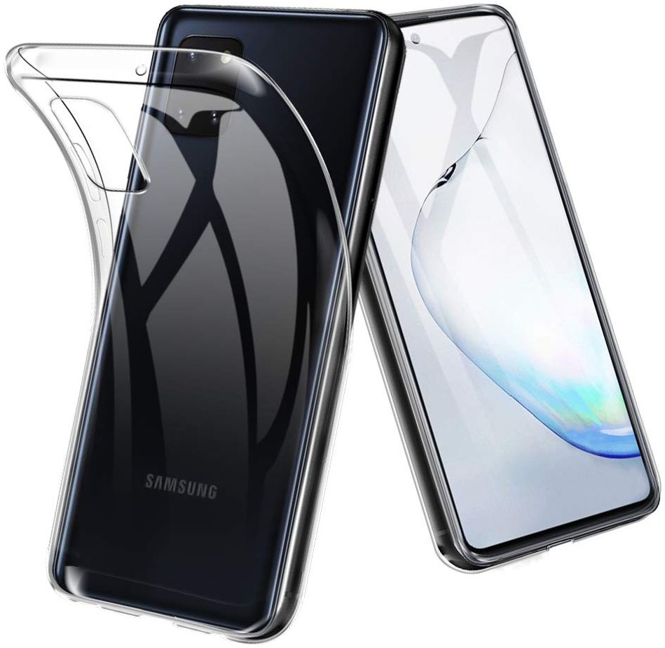 Samsung Galaxy Note 10 Lite Hoesje Dun TPU Transparant afbeelding 1