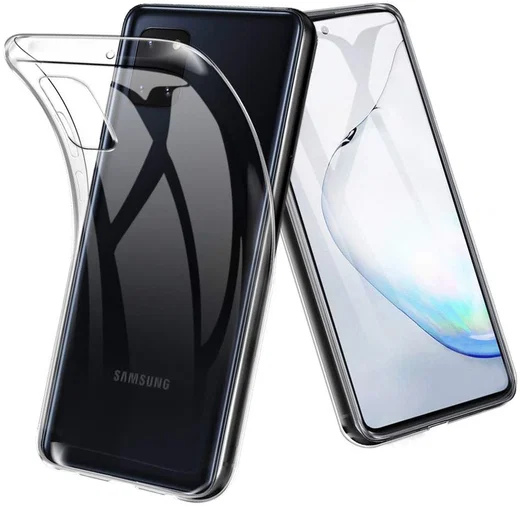 Samsung Galaxy Note 10 Lite Hoesje Dun TPU Transparant afbeelding 1
