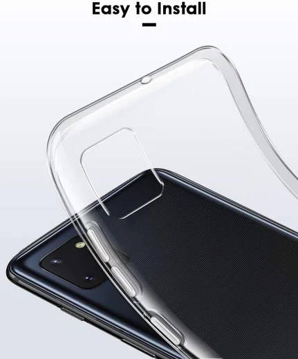 Samsung Galaxy Note 10 Lite Hoesje Dun TPU Transparant afbeelding 5