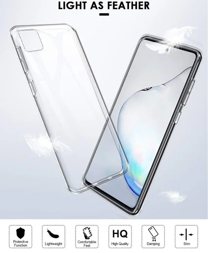Samsung Galaxy Note 10 Lite Hoesje Dun TPU Transparant afbeelding 6