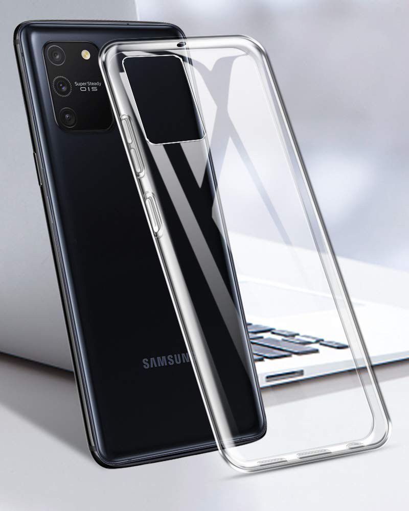 Samsung Galaxy S10 Lite Hoesje Dun TPU Transparant afbeelding 2