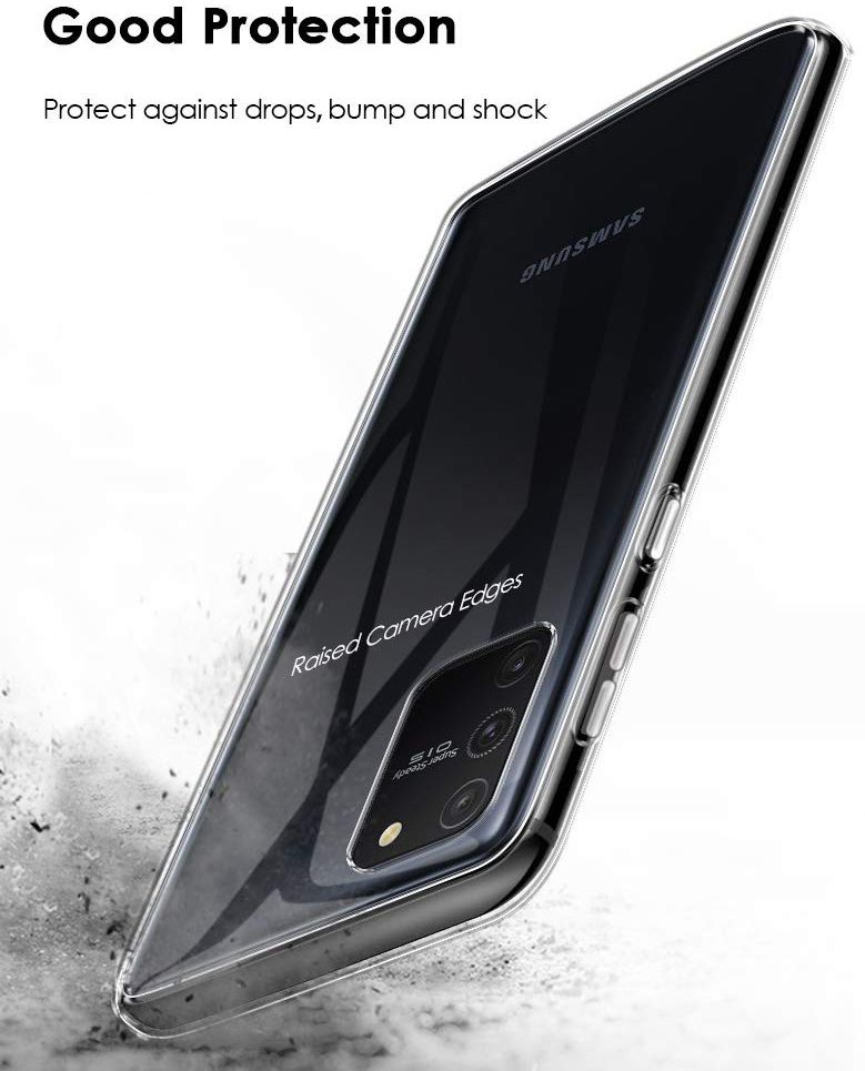 Samsung Galaxy S10 Lite Hoesje Dun TPU Transparant afbeelding 4