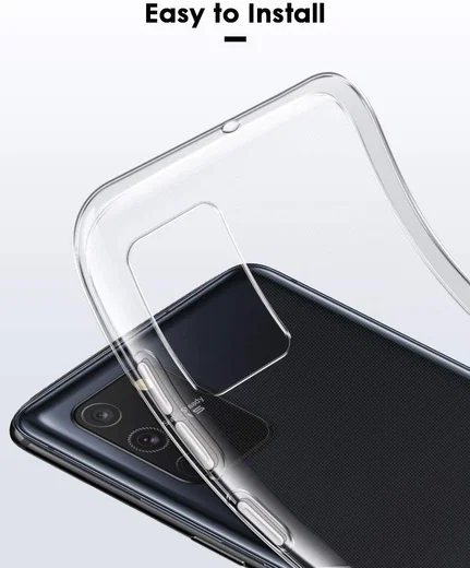 Samsung Galaxy S10 Lite Hoesje Dun TPU Transparant afbeelding 5