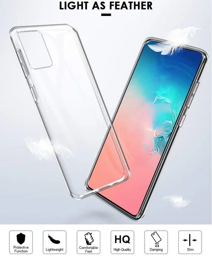 Samsung Galaxy S10 Lite Hoesje Dun TPU Transparant afbeelding 6