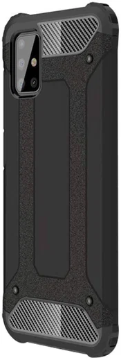 Samsung Galaxy S20 Shock Proof Hoesje Hybride Backcover Zwart afbeelding 2