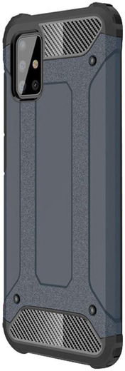 Samsung Galaxy S20 Shock Proof Hoesje Hybride Backcover  Donker Blauw afbeelding 1