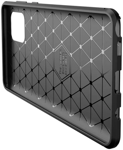Samsung Galaxy Note 10 Lite Siliconen Carbon Hoesje Zwart afbeelding 15