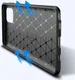 Samsung Galaxy Note 10 Lite Siliconen Carbon Hoesje Zwart afbeelding 8