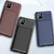 Samsung Galaxy Note 10 Lite Siliconen Carbon Hoesje Zwart afbeelding 10