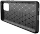 Samsung Galaxy S10 Lite Siliconen Carbon Hoesje Zwart afbeelding 2