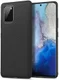 Samsung Galaxy S20 Hoesje Twill Slim Textuur Zwart afbeelding 1