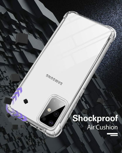 Samsung Galaxy S20 Plus Hoesje Schokbestendig Transparant afbeelding 7