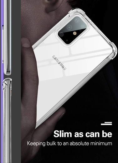 Samsung Galaxy S20 Plus Hoesje Schokbestendig Transparant afbeelding 9