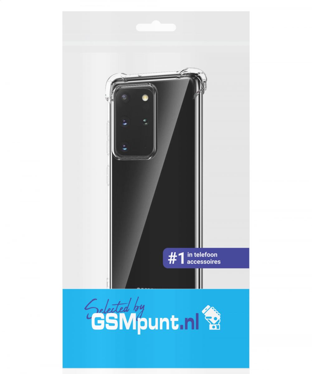 Samsung Galaxy S20 Hoesje Schokbestendig TPU Transparant afbeelding 2