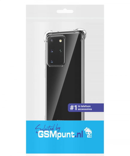 Samsung Galaxy S20 Hoesje Schokbestendig TPU Transparant afbeelding 2