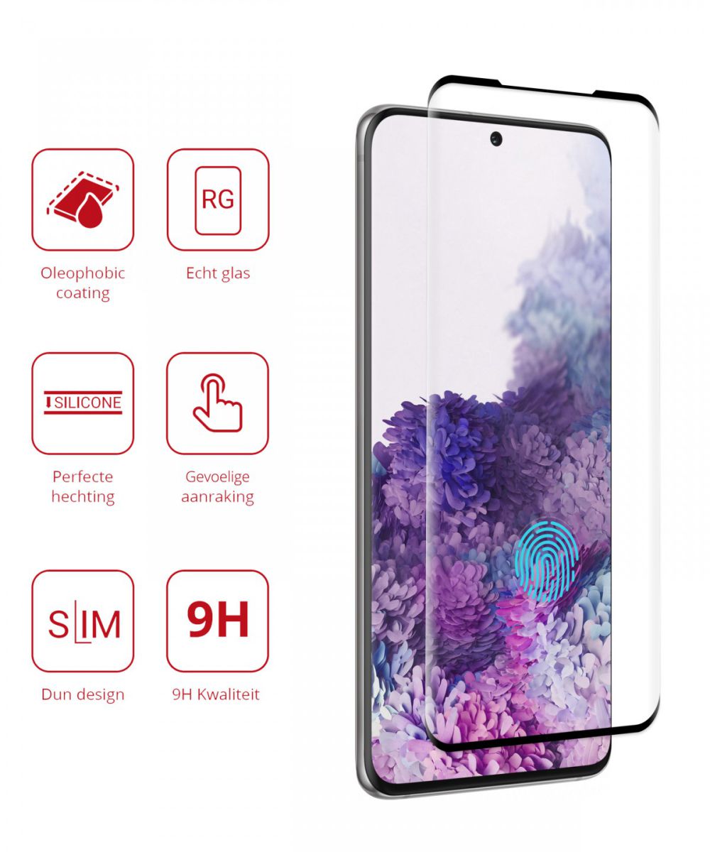 Rosso Samsung Galaxy S20 9H Tempered Glass Screen Protector afbeelding 3