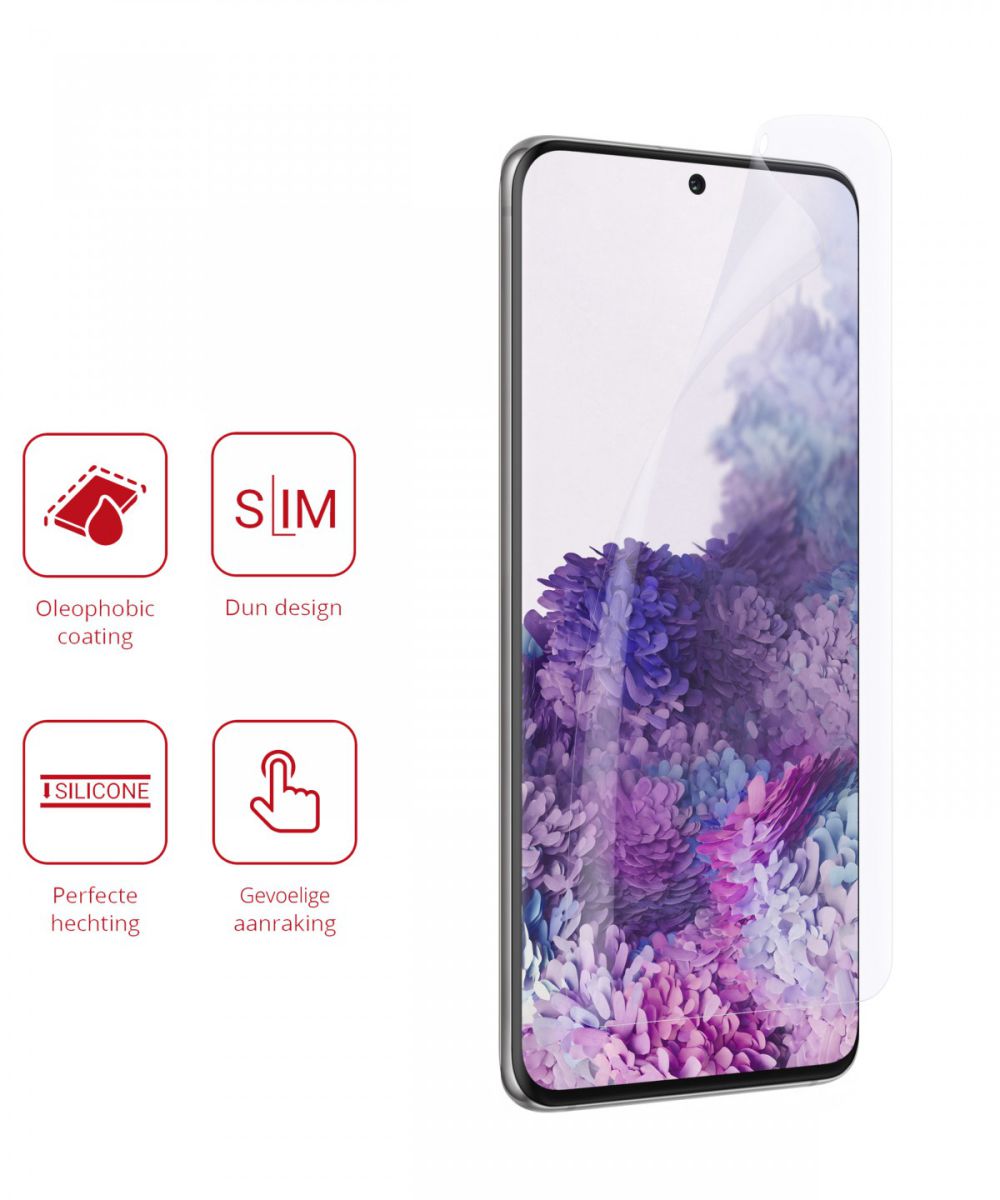 Rosso Samsung Galaxy S20 Clear Screen Protector Duo Pack afbeelding 2