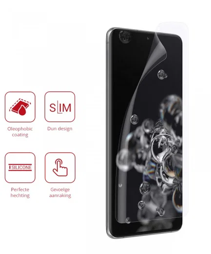 Rosso Samsung Galaxy S20 Ultra Clear Screen Protector Duo Pack afbeelding 2