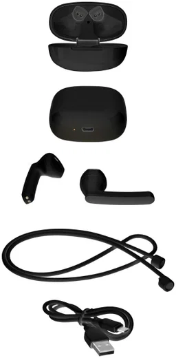 4smarts Eara SkyPods Touch True Wireless Stereo Headset Zwart afbeelding 6
