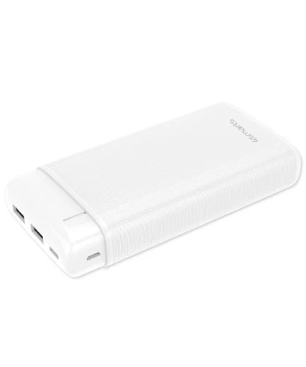 4smarts VoltHub Go2 Powerbank met USB-A en USB-C 20.000 mAh Wit afbeelding 3
