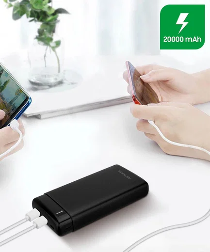 4smarts VoltHub Go2 Powerbank met USB-A en USB-C 20.000 mAh Wit afbeelding 5