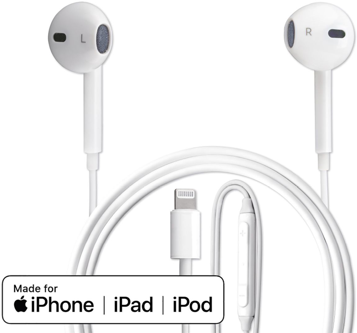 4smarts Melody 2 MFi Apple Oortjes met Lightning Aansluiting Wit afbeelding 2