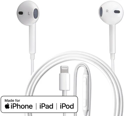 4smarts Melody 2 MFi Apple Oortjes met Lightning Aansluiting Wit afbeelding 2