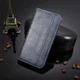 Samsung Galaxy A51 Book Case Hoesje Book Case Retro Wallet Blauw afbeelding 8