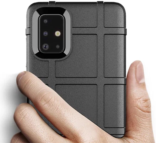 Samsung Galaxy A71 Hoesje Rugged Shield Zwart afbeelding 4