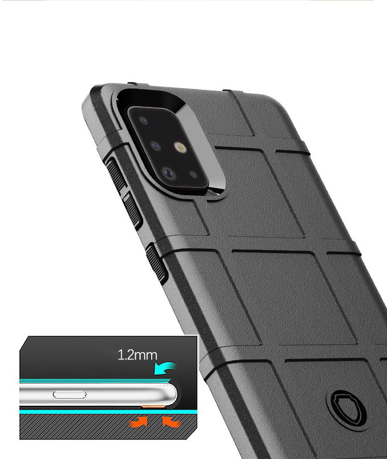 Samsung Galaxy A71 Hoesje Rugged Shield Blauw afbeelding 4