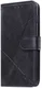 Samsung Galaxy A51 Hoesje Book Case Wallet Design Lines Zwart afbeelding 5