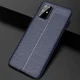 Samsung Galaxy S20 Plus Hoesje TPU Leer Design Blauw afbeelding 3