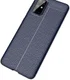 Samsung Galaxy S20 Plus Hoesje TPU Leer Design Blauw afbeelding 2