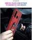 Huawei P30 Lite Hybride Hoesje met Kickstand Rood afbeelding 4