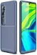 Xiaomi Mi Note 10 (Pro) Siliconen Carbon Hoesje Blauw afbeelding 1