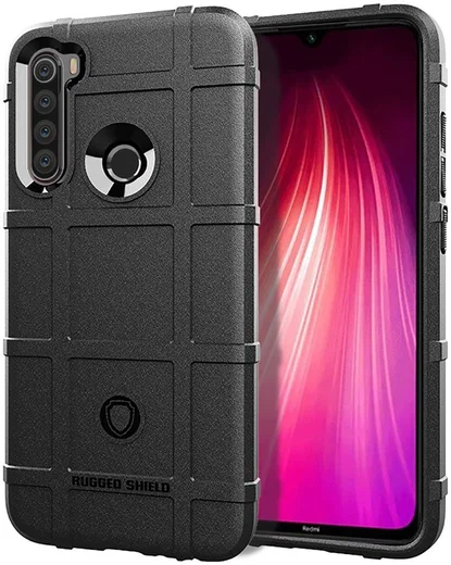 Xiaomi Redmi Note 8T Anti-Shock TPU Hoesje Zwart afbeelding 1
