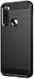 Xiaomi Redmi Note 8T Geborsteld TPU Hoesje Zwart afbeelding 4