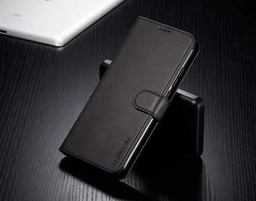Xiaomi Redmi Note 8T Stand Portemonnee Bookcase Hoesje Zwart afbeelding 5