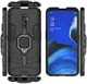 OPPO Reno2 Z Hybride hoesje met Kickstand Zwart afbeelding 7