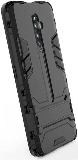 Oppo Reno2 Z Hoesje Hybride Kickstand Zwart afbeelding 6