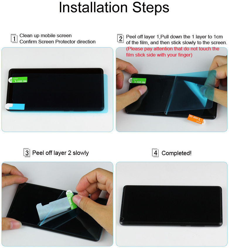 IMAK Oppo Reno2 Screenprotector Soft TPU Display Folie Ultra Clear afbeelding 8
