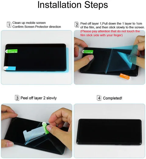 IMAK Oppo Reno2 Screenprotector Soft TPU Display Folie Ultra Clear afbeelding 8