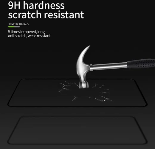 MOFI Samsung Galaxy A71 Screenprotector 2.5D Arc Edge Tempered Glass afbeelding 8