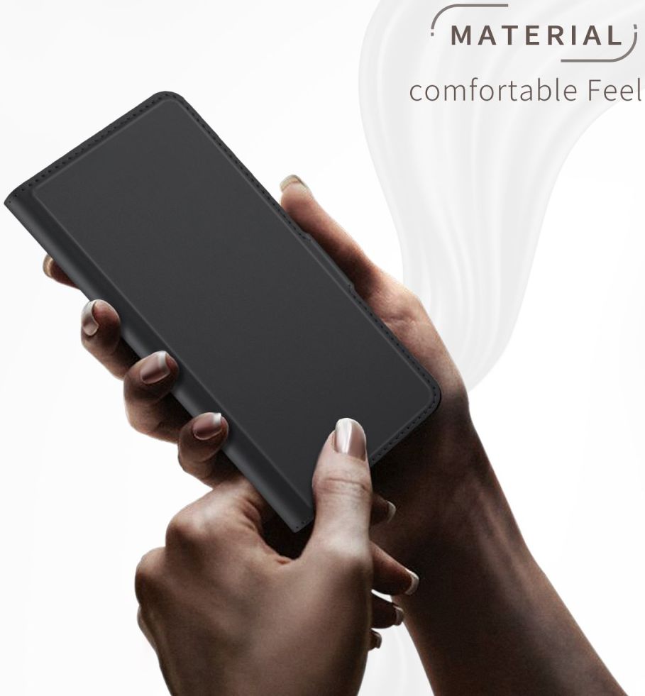 Nokia 7.2 Portemonnee Stand Hoesje Zwart afbeelding 5