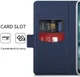 Nokia 7.2 Portemonnee Stand Hoesje Blauw afbeelding 8