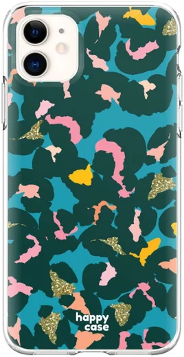 HappyCase Apple iPhone 11 Hoesje Flexibel TPU Summer Leopard Print afbeelding 1