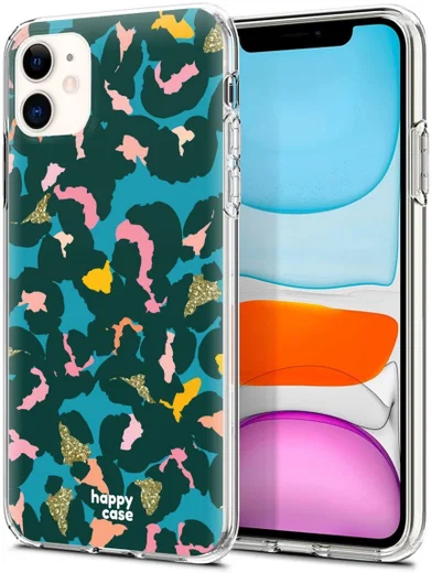 HappyCase Apple iPhone 11 Hoesje Flexibel TPU Summer Leopard Print afbeelding 2