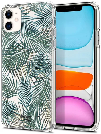 HappyCase Apple iPhone 11 Hoesje Flexibel TPU Jungle Print afbeelding 2