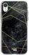 HappyCase Apple iPhone XR Hoesje Flexibel TPU Zwart Marmer Print afbeelding 1
