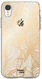 HappyCase Apple iPhone XR Hoesje Flexibel TPU Golden Leaves Print afbeelding 1